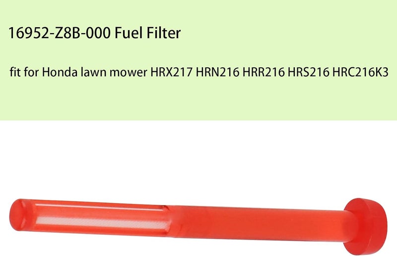 SIMPERAC GCV 160 Fuel Filter Air Filter for Honda GCV160 GCV170 GCV190 GCV200 GC160 GC190 Engine 17211-Z8B-901 Air Filter 16952-Z8B-000 Fuel Filter Parts for Honda HRX217 HRN216 HRR216 Lawn Mower - Image 2